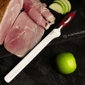 flint and flame classic series ham and brisket knife